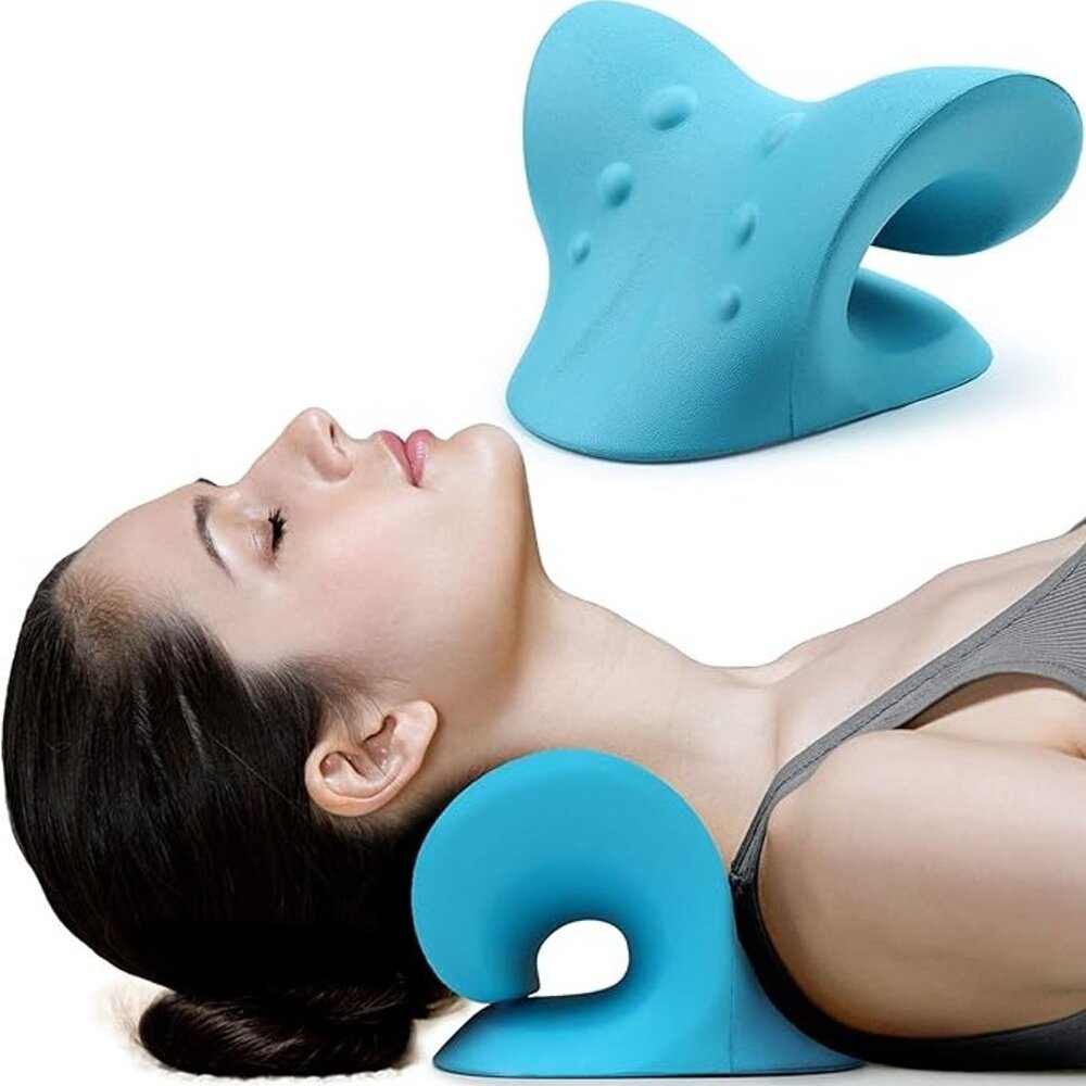Neck and Shoulder Relaxer, Cervical Traction Device for TMJ Pain Relief - Picture 1 of 10